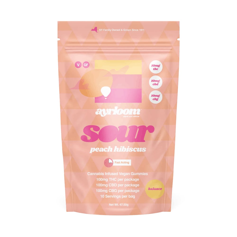 1:1:1 Sour Peach Hibiscus