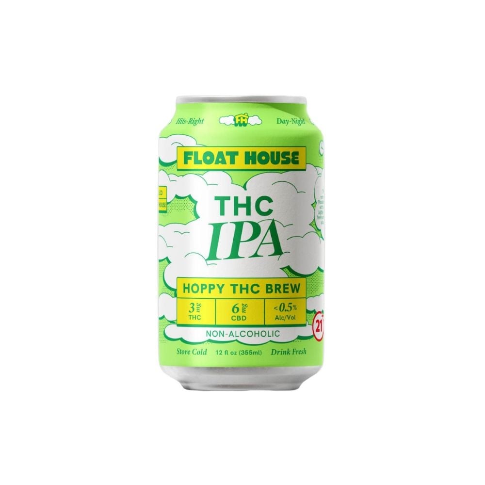 Float House - Hemp Derived THC IPA 12oz (3mg THC 6mg CBD) Float House - Hemp Derived THC IPA 12oz (3mg THC 6mg CBD)