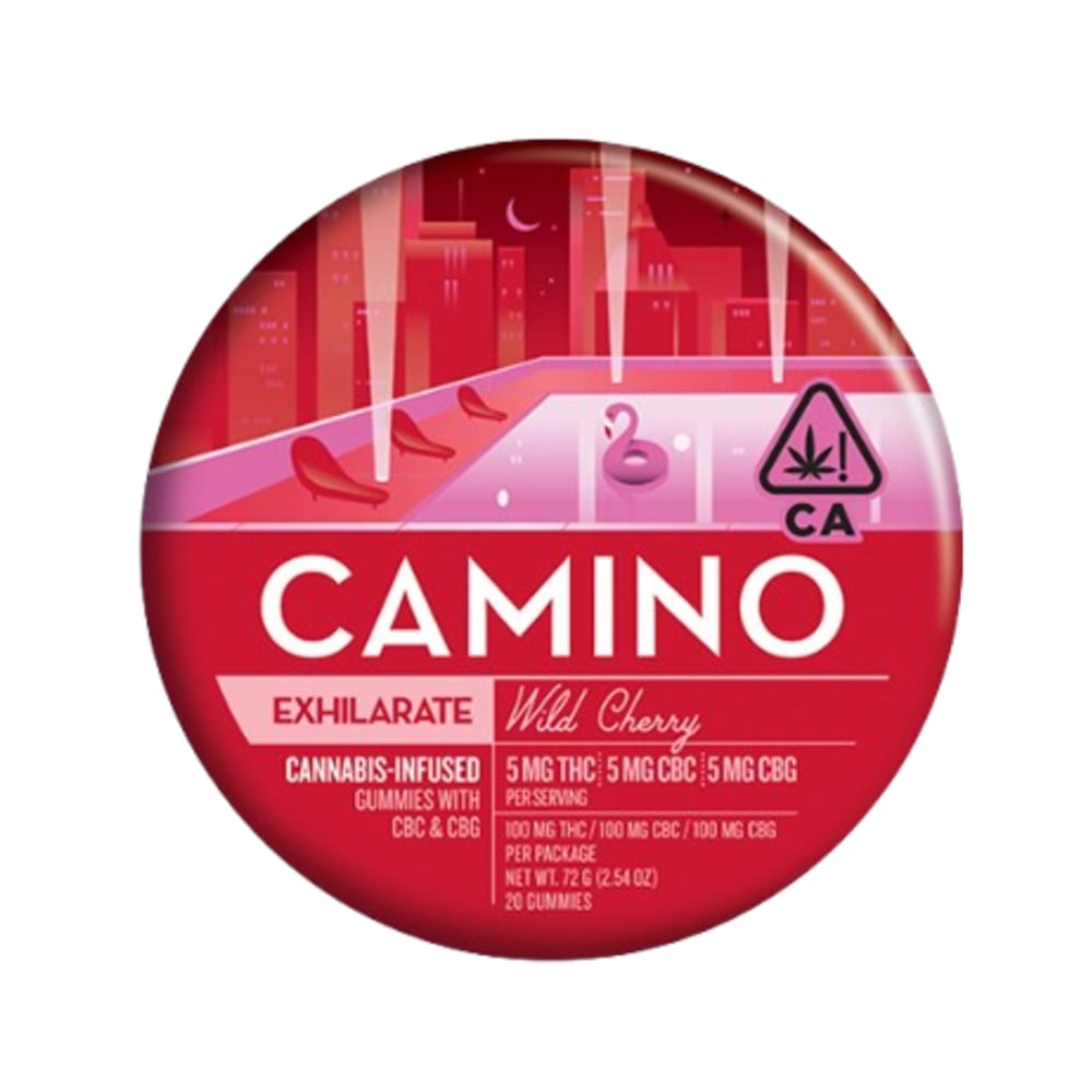 Camino 1:1:1 'Exhilarate' Wild Cherry [20pk] (100mg THC/100mg CBC/100mg CBG)