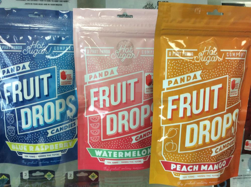 Green Apple Fruit Drops 100mg 10-pack