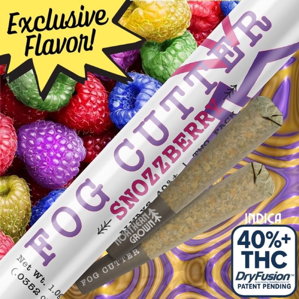Fog Cutter - Snozzberry Infused Hydro Pre-Roll 0.5g 2pk (1g) Fog Cutter - Snozzberry Infused Hydro Pre-Roll 0.5g 2pk (1g)