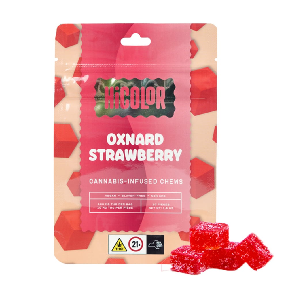 Shop Oxnard Strawberry [10pk] (100mg) | Vireo Health - White