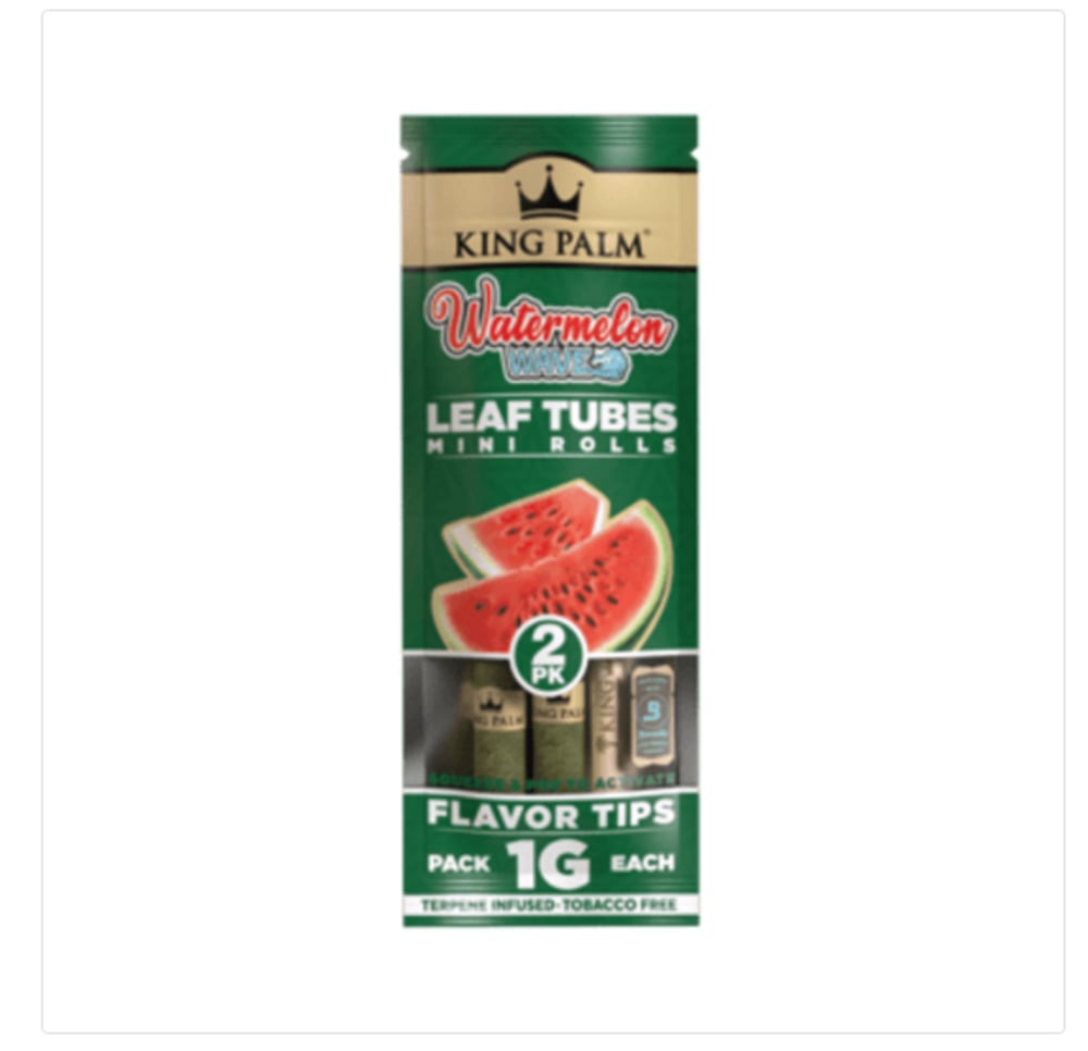 King Palm - Mini Rolls - Watermelon Wave - 2pk