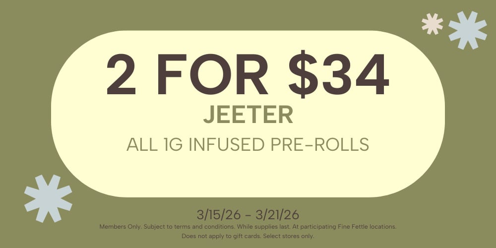 Jeeter 1g Infused Pre-Rolls | 2+ for $17 each special