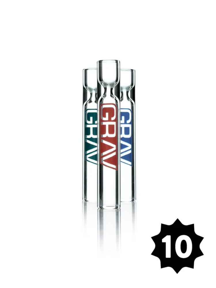 GRAV® Upline® Taster® - Clear - Black Label - Black