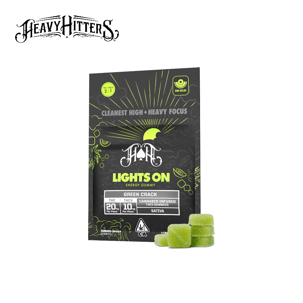 GREEN CRACK 2:1 THC:THCV 100MG 5 PACK GUMMIES