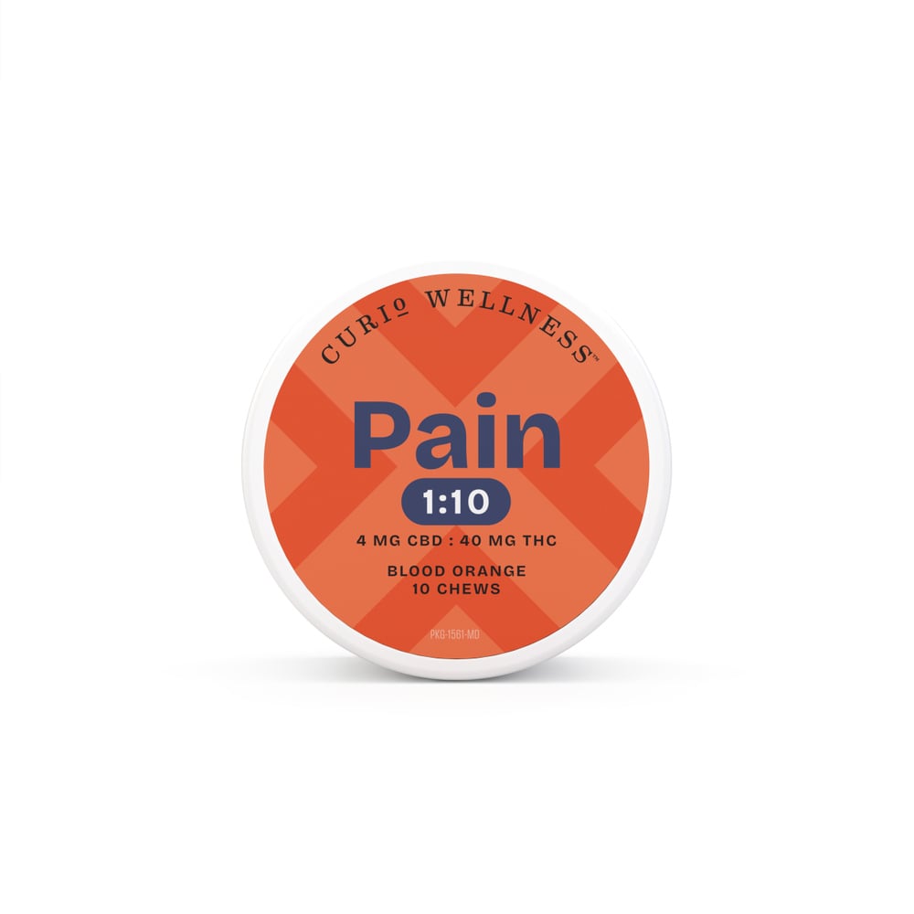 Pain Blood Orange 1:10 Chews [10pk] (40mg CBD/400mg THC)
