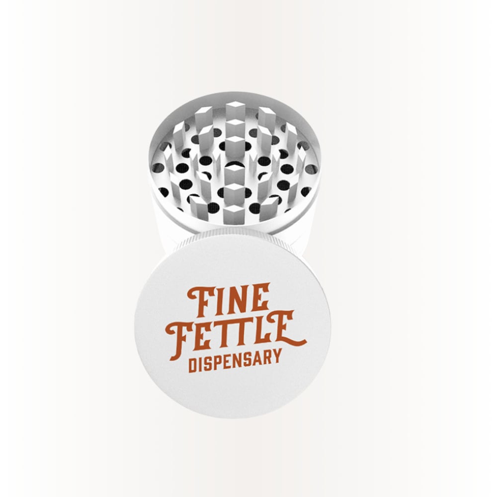 Fine Fettle - White 56mm Aluminum 4 pc. Grinder