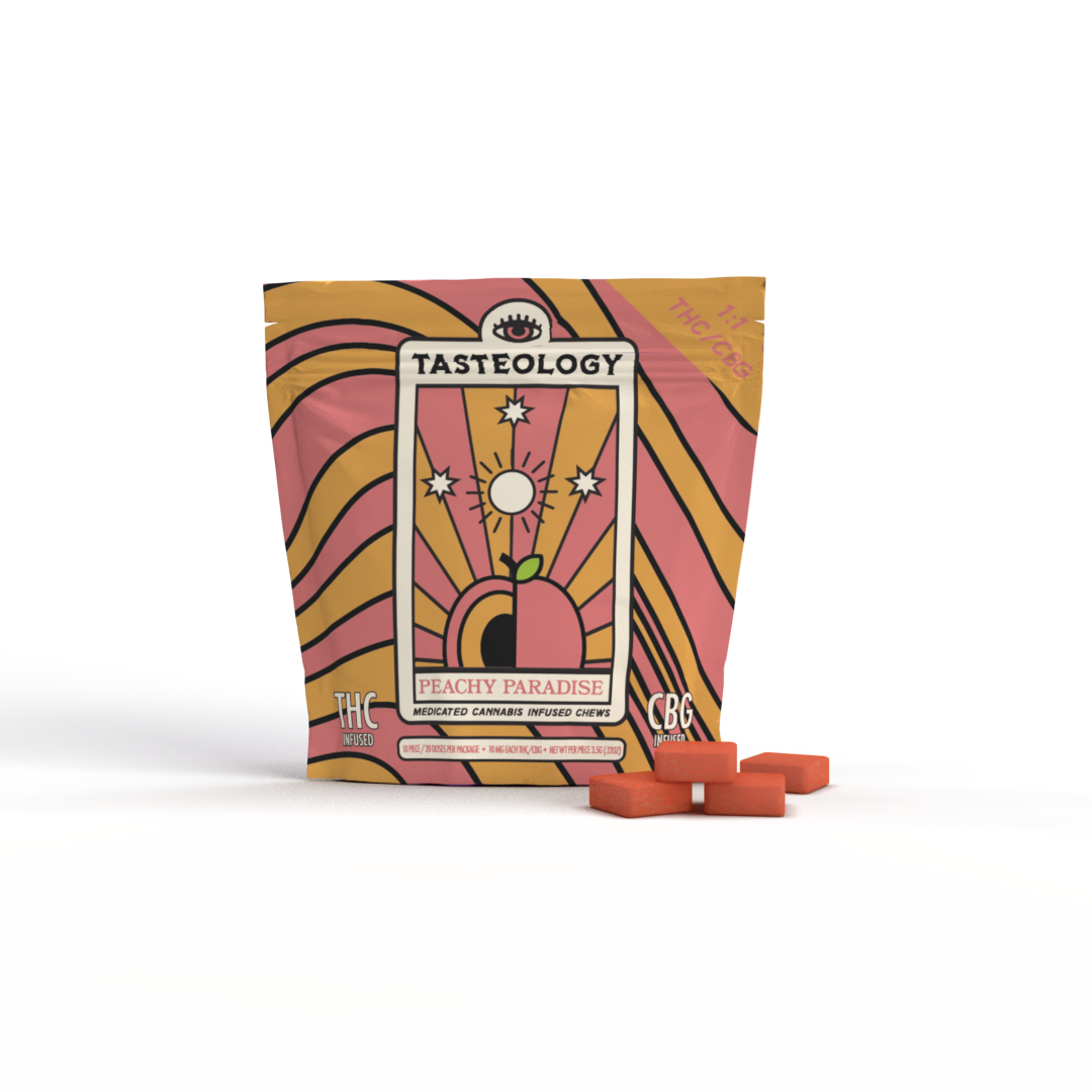 1:1 Peachy Paradise [20pk] (100mg CBG/100mg THC)