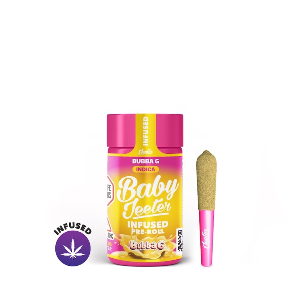 Jeeter - Bubba G (I) Infused Baby Jeeter 0.5g 5pk (2.5g) Jeeter - Bubba G (I) Infused Baby Jeeter 0.5g 5pk (2.5g)