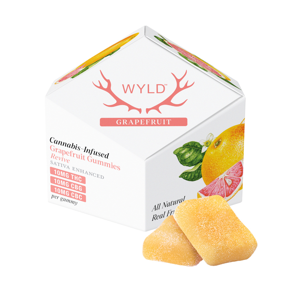 Grapefruit 1:1:1 CBG:CBC + Sativa Enhanced Gummies | 100mg THC:CBG:CBC