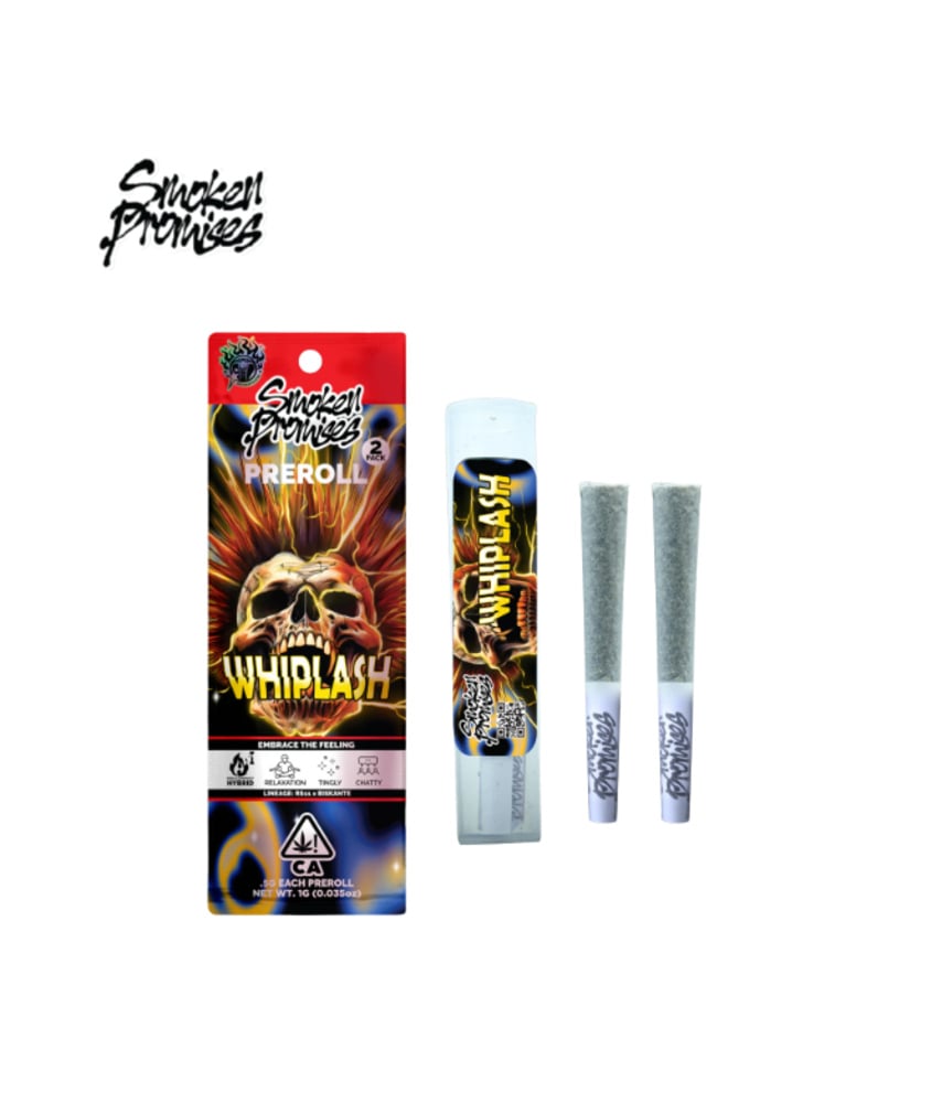 WHIPLASH 1G 2 PACK PREROLLS