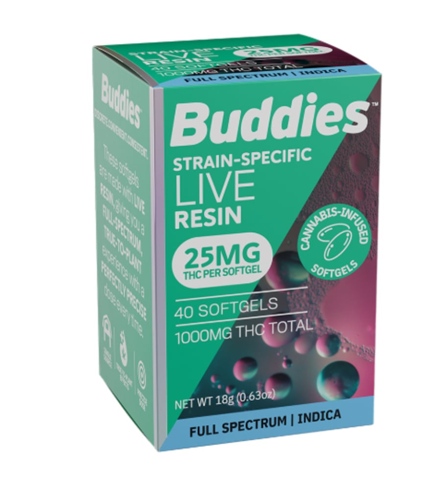 25mg Indica [40ct] (1000mg)