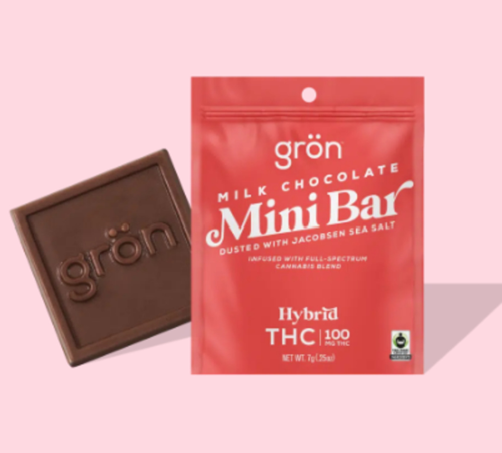 Milk Chocolate Mini Bar - THC - Balanced (100mg)