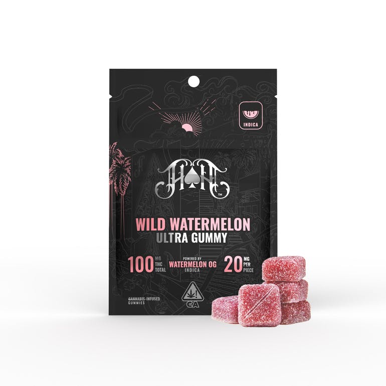 Wild Watermelon | Indica - Ultra Pure Gummies - 100mg THC