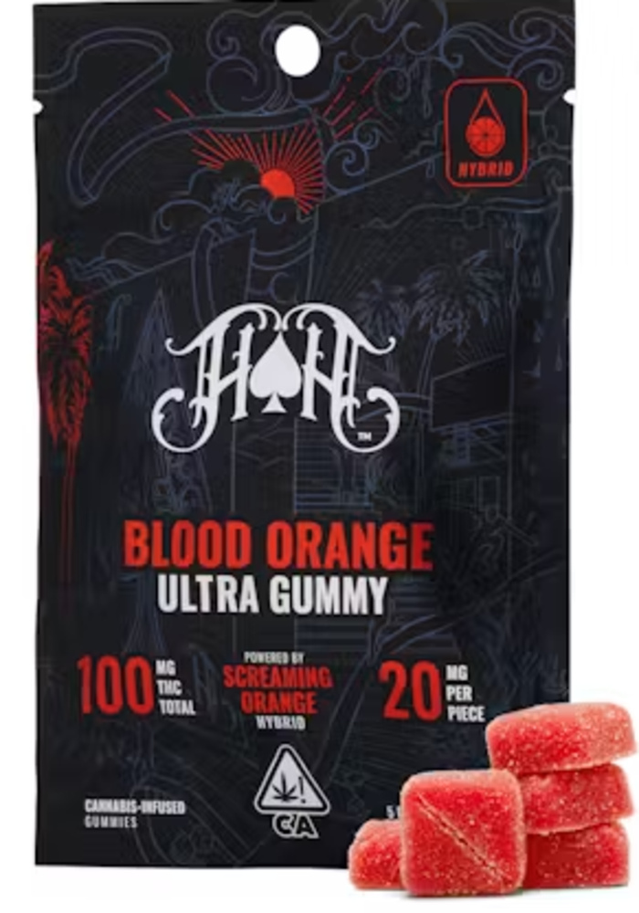 Blood Orange | Hybrid - Ultra Pure Gummies - 100mg THC