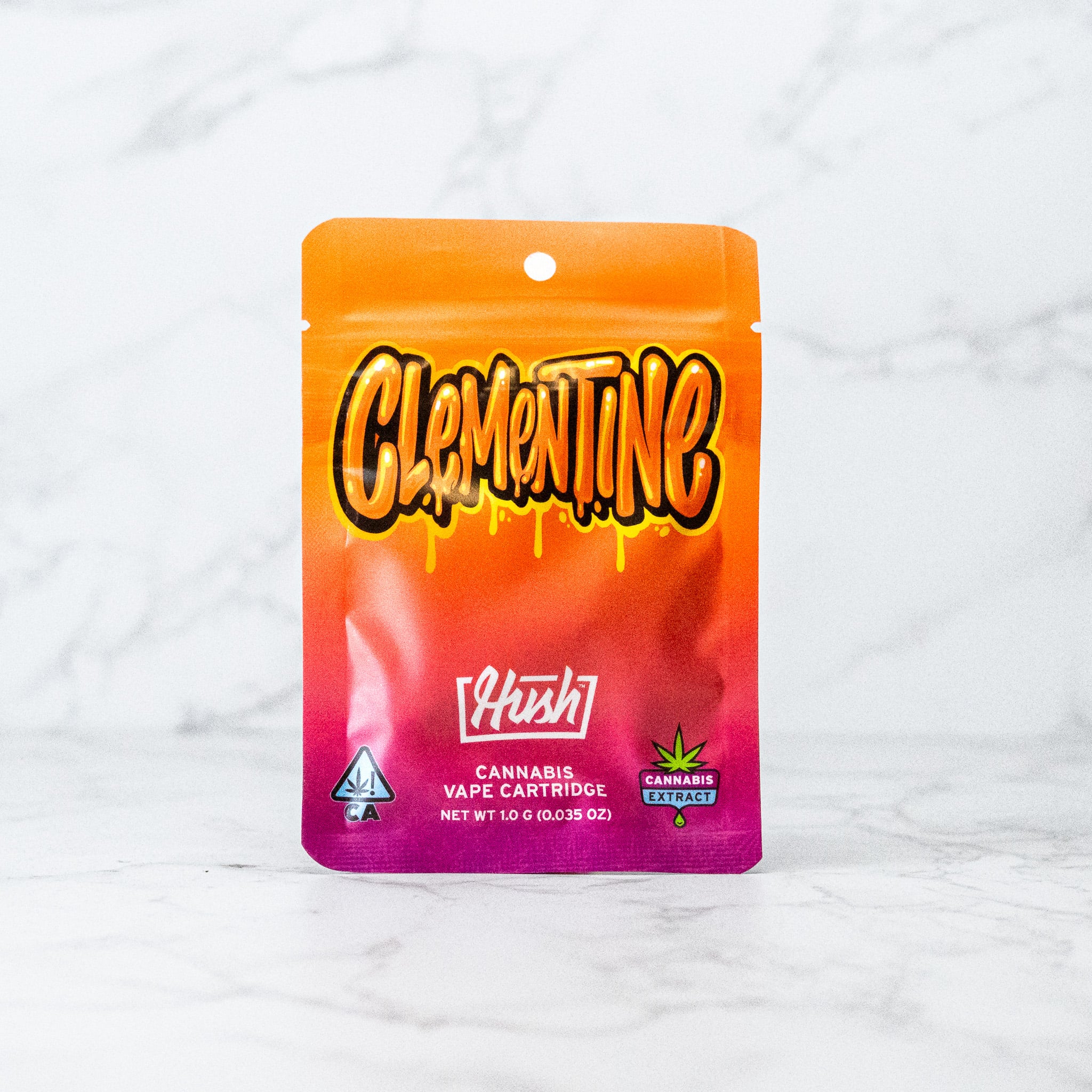 HUSH - CLEMENTINE - 510 THREAD VAPE CART - SATIVA - [1G]