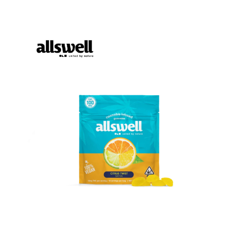 CITRUS TWIST 100MG 10 PACK GUMMIES