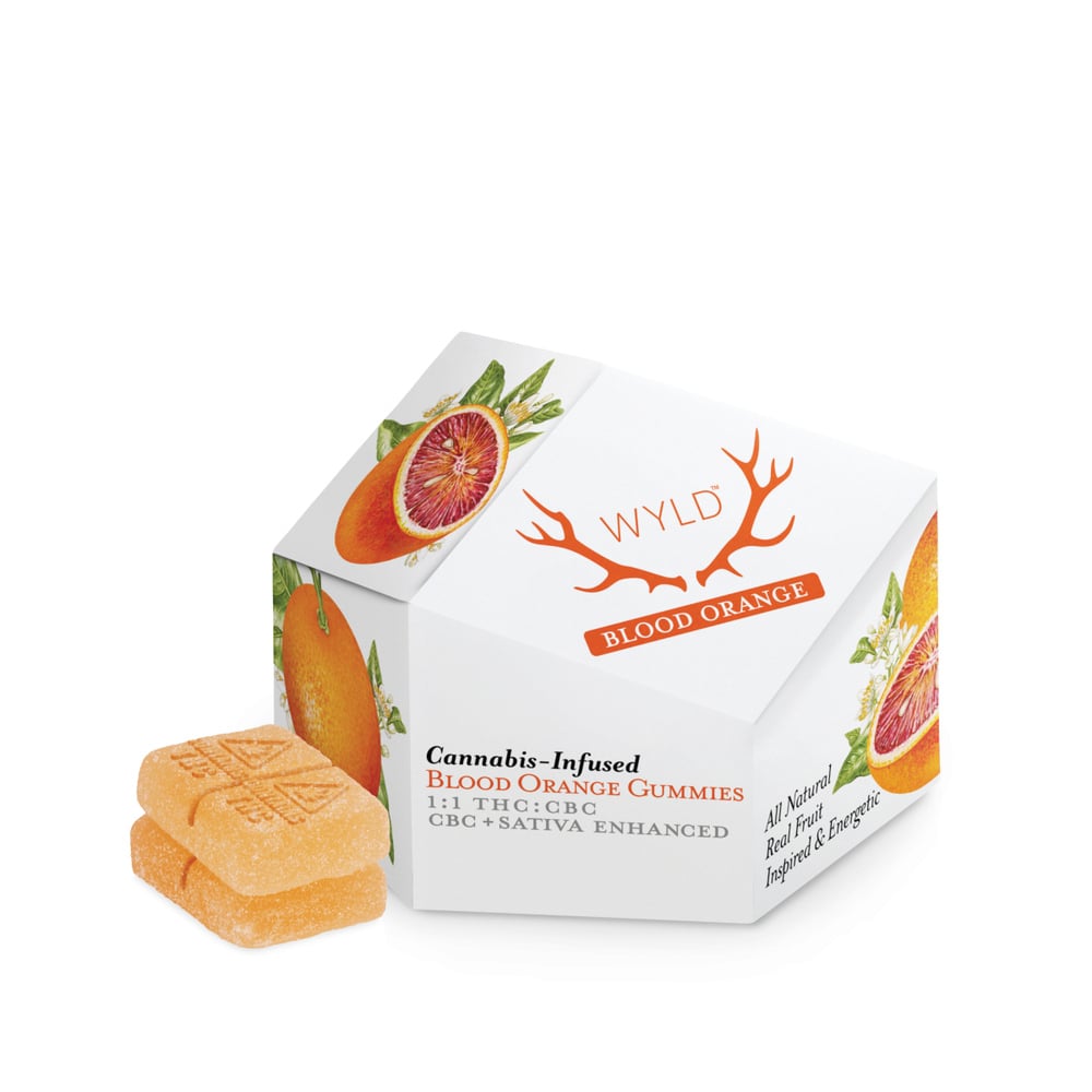 WYLD - Blood Orange Sativa Enhanced Gummies (100mg THC 100mg CBC 10pk) WYLD - Blood Orange Sativa Enhanced Gummies (100mg THC 100mg CBC 10pk)