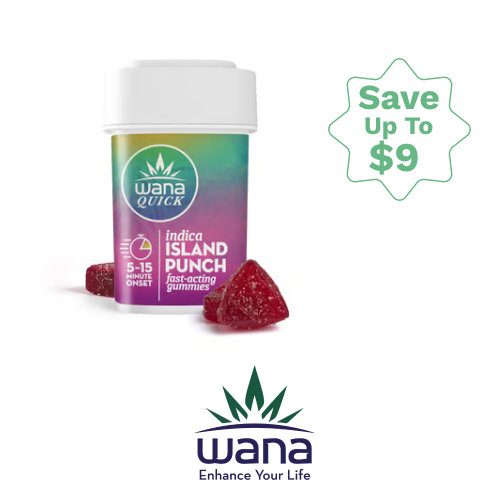 May: BOGO 50% off Wana special