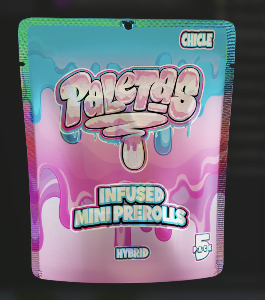 Paleta Infused Pre-Rolls Chicle (H) 4g 5pk