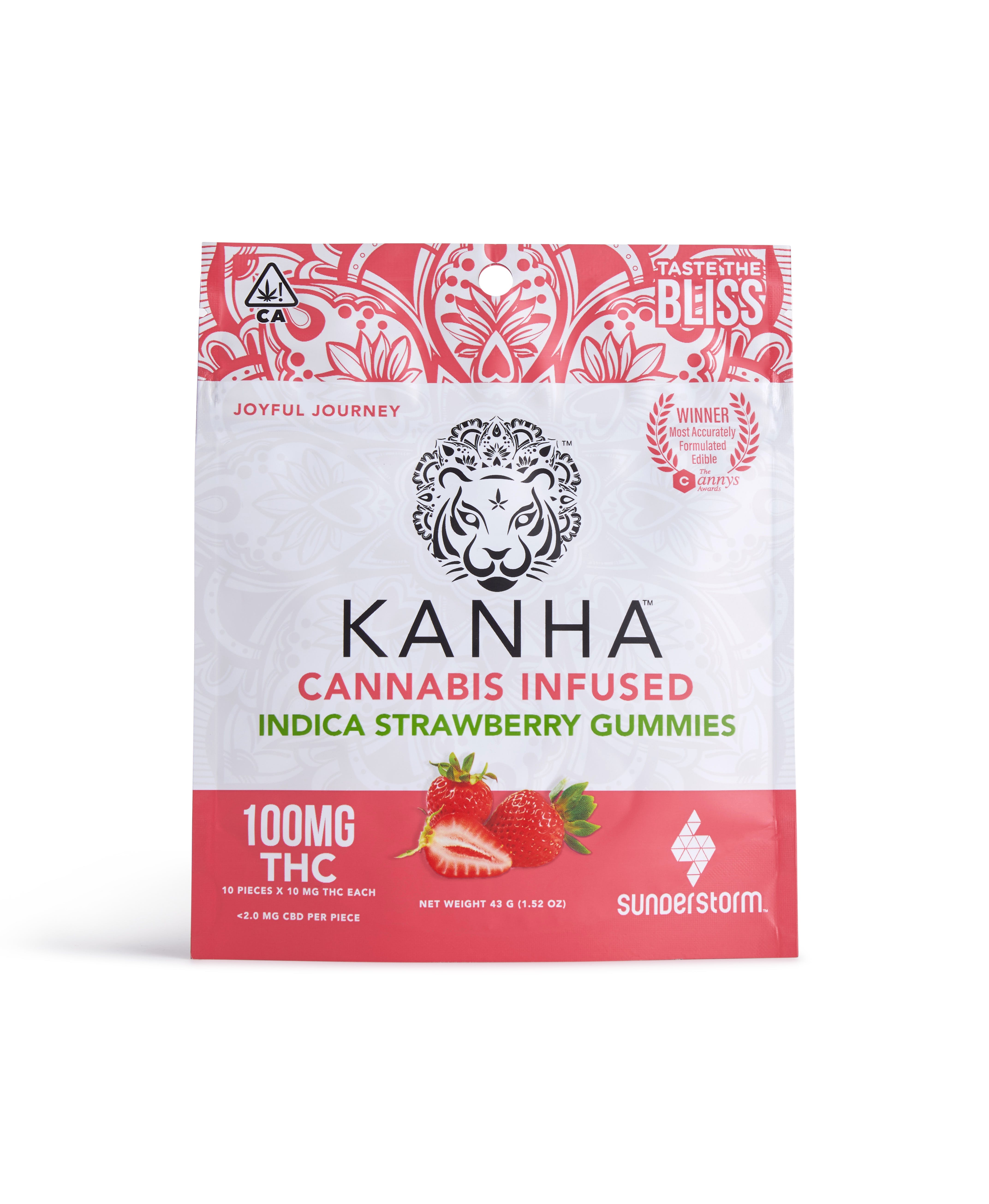Strawberry - Indica [10pk] (100mg)