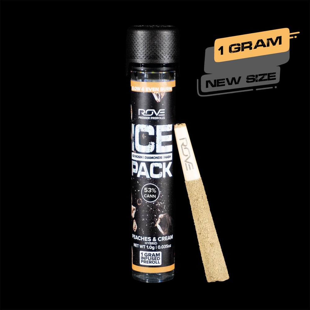 Peaches & Cream - Infused Ice Packs (Rosin, Hash, and Diamonds) [1g]