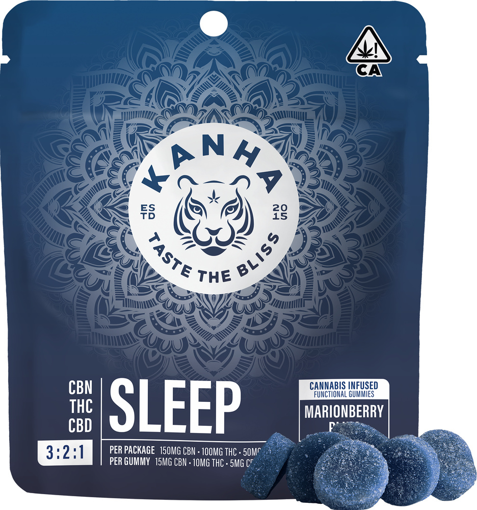 FX MOOD  | Sleep MarionBerry Plum 3:2:1 CBN:THC:CBD Sleep Gummies |10pk| Fast Acting |