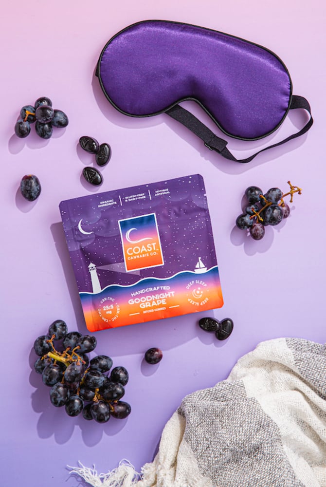 Coast - Goodnight Grape (Deep Sleep) 25:5 CBN:THC Organic Gummies (100mg 20pk)