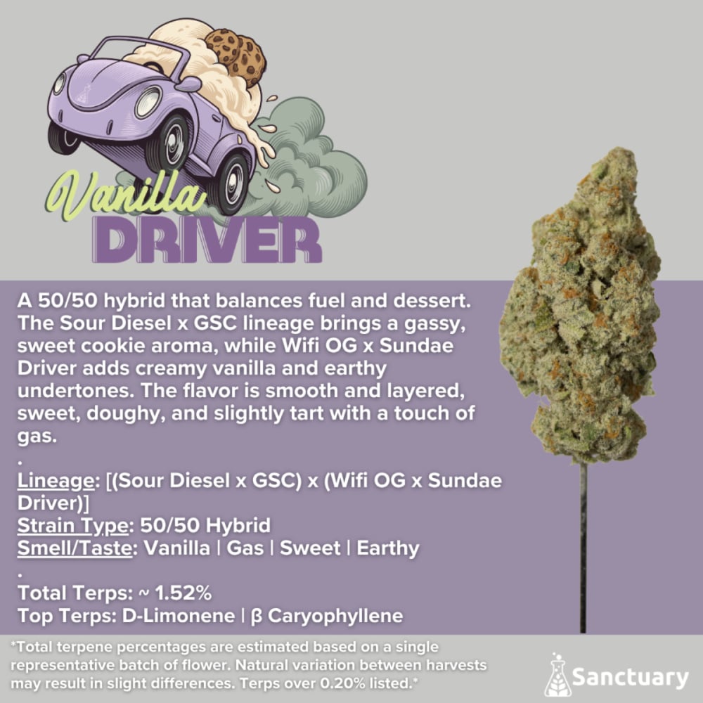 Sanctuary - Vanilla Driver Flower