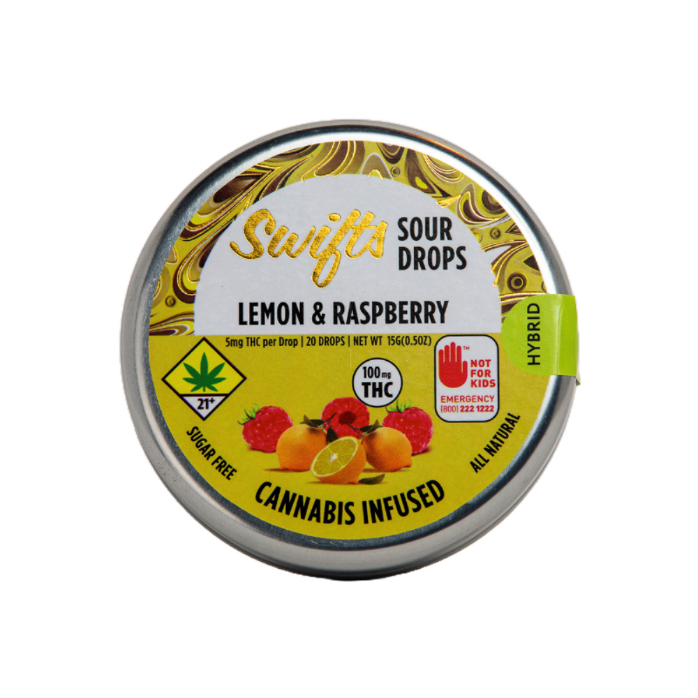 Shop Lemon Raspberry [20pk] (100mg) | Dockside Cannabis - Green