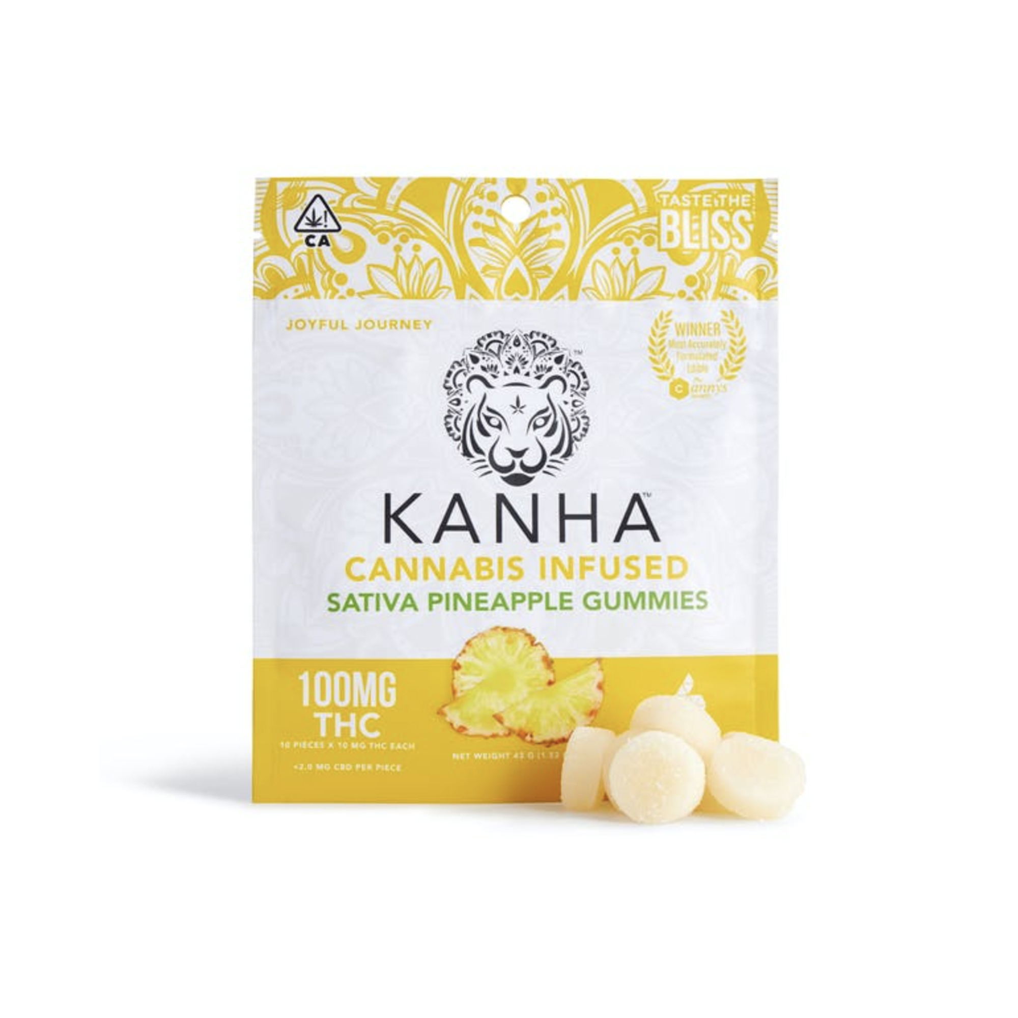 Pineapple - Sativa [10pk] (100mg)