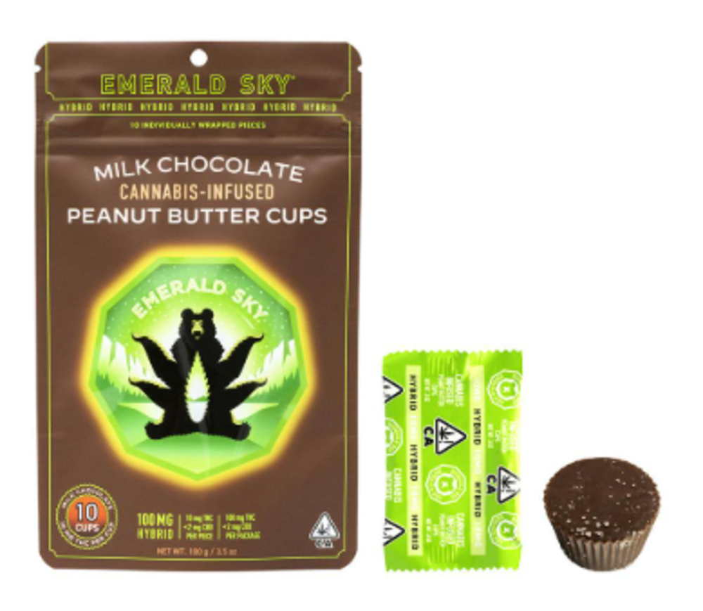 Peanut Butter Cups Dark Chocolate | 10pk/10mg - 100mg | Hybrid