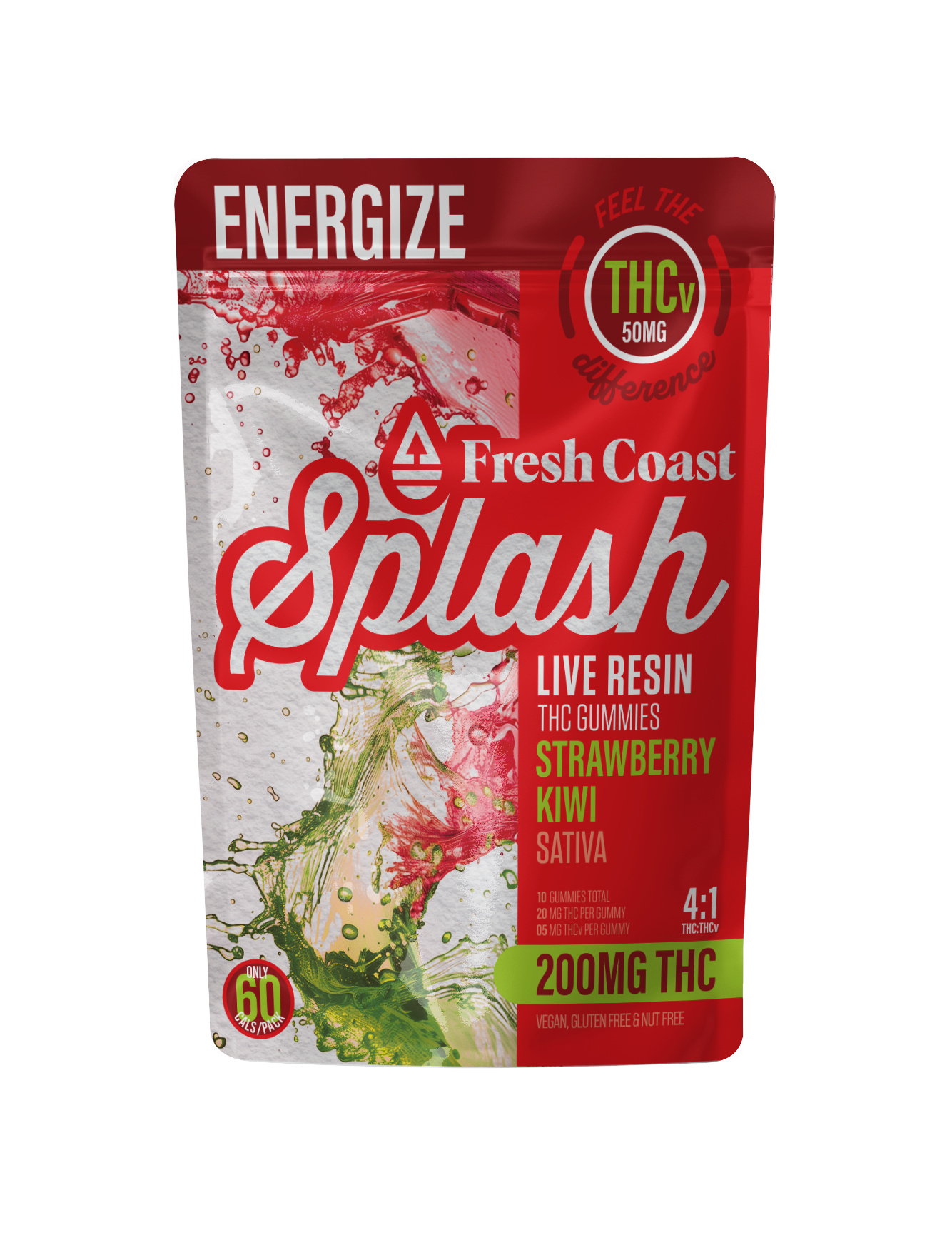 Strawberry Kiwi/Caribbean Breeze [10pk] (200mg)