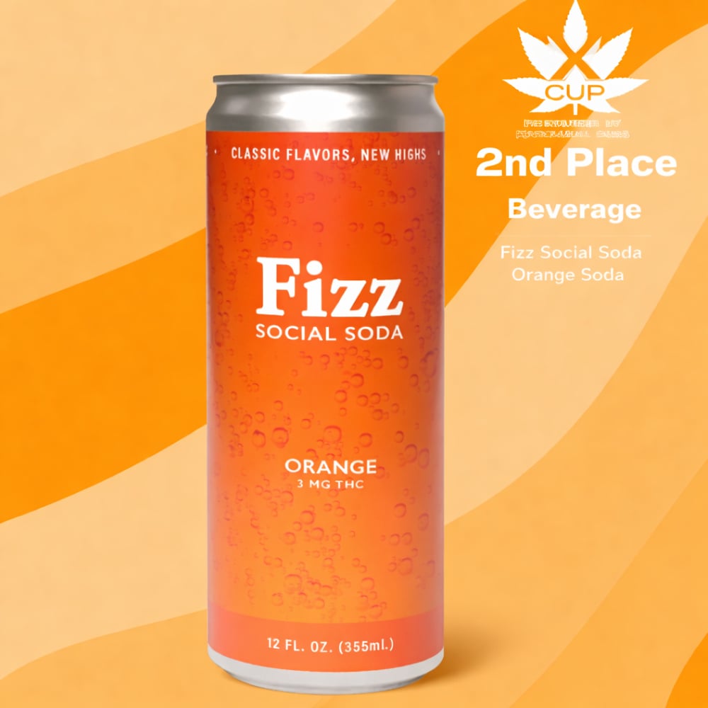 Fizz - Hemp Derived Orange Social Soda 12oz (3mg)