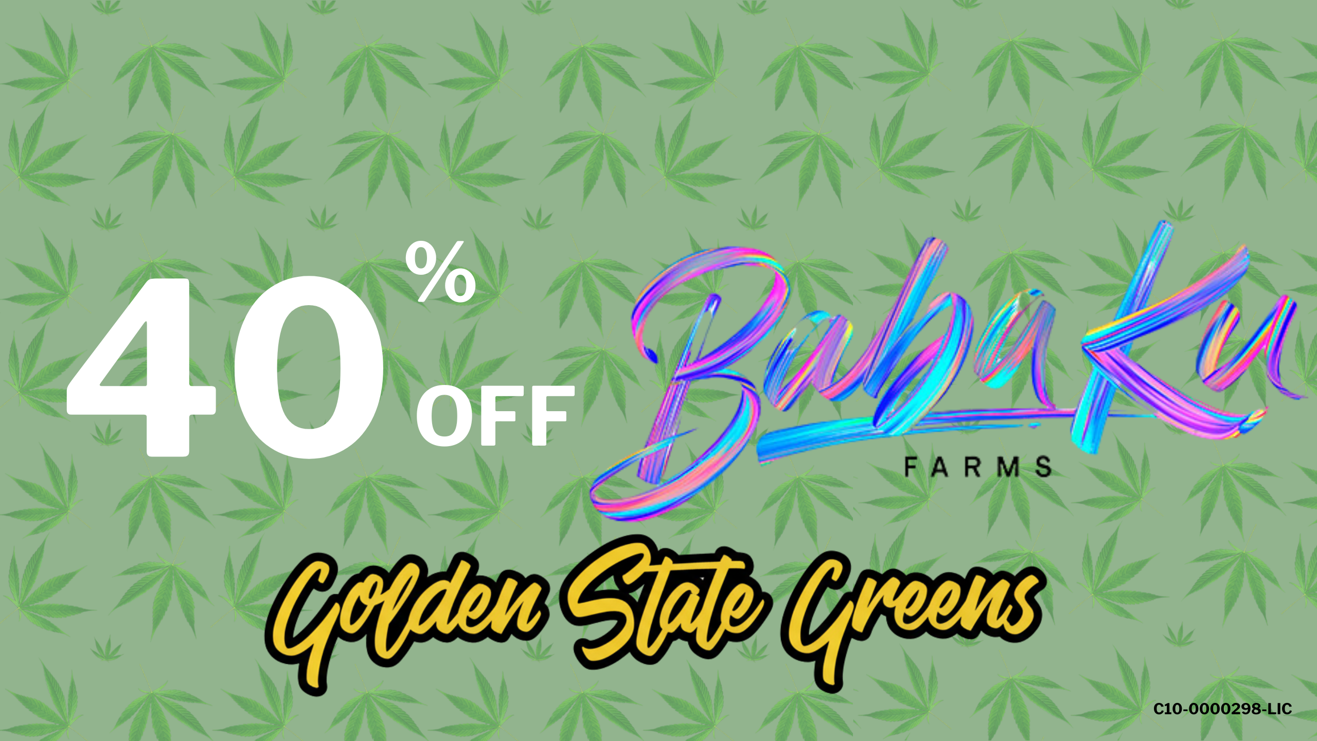 BABA KU - 40% OFF! special