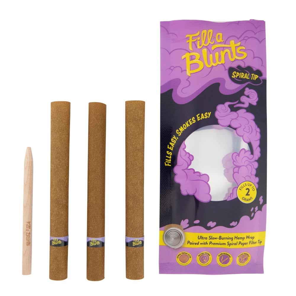 Hemp Wrap Tubes w Spiral Filter Tips