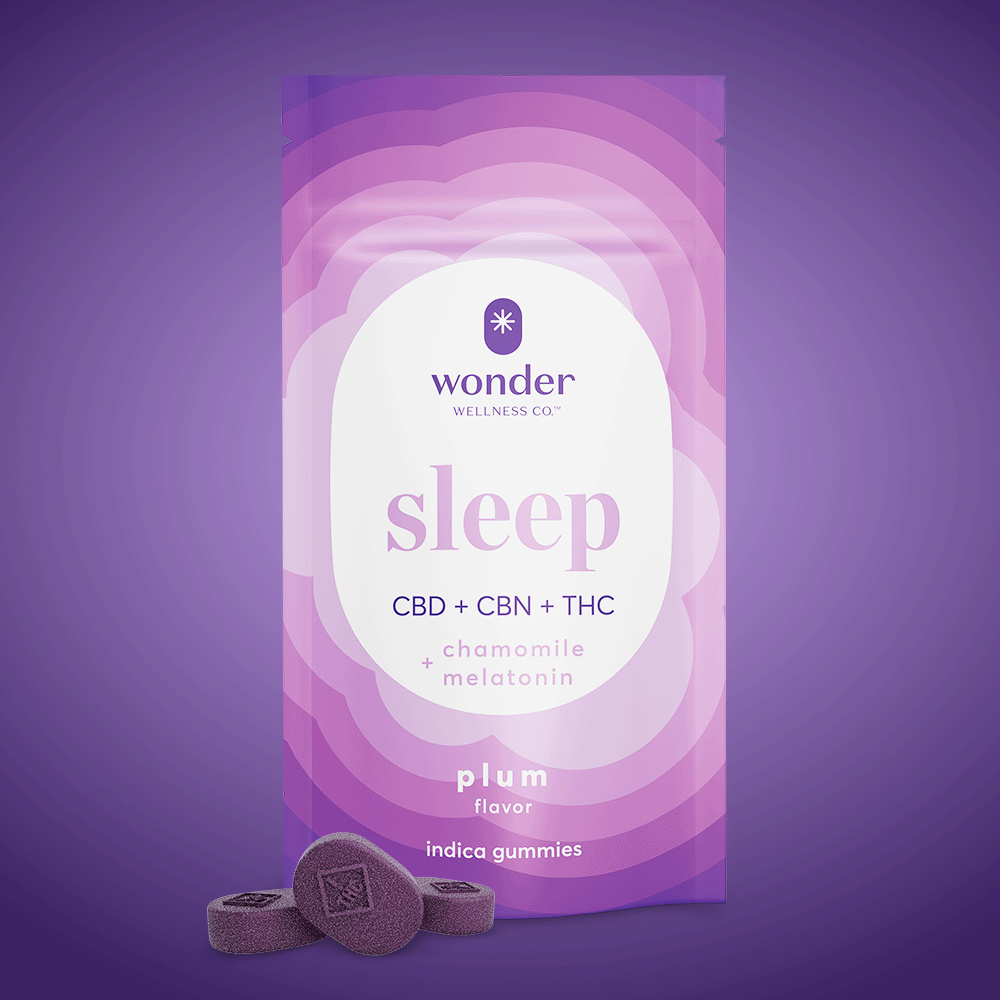 *Wonder | Sleep 1:1:1 Plum Gummies [20pk] (100mg CBD/110mg THC/100mgCBN)