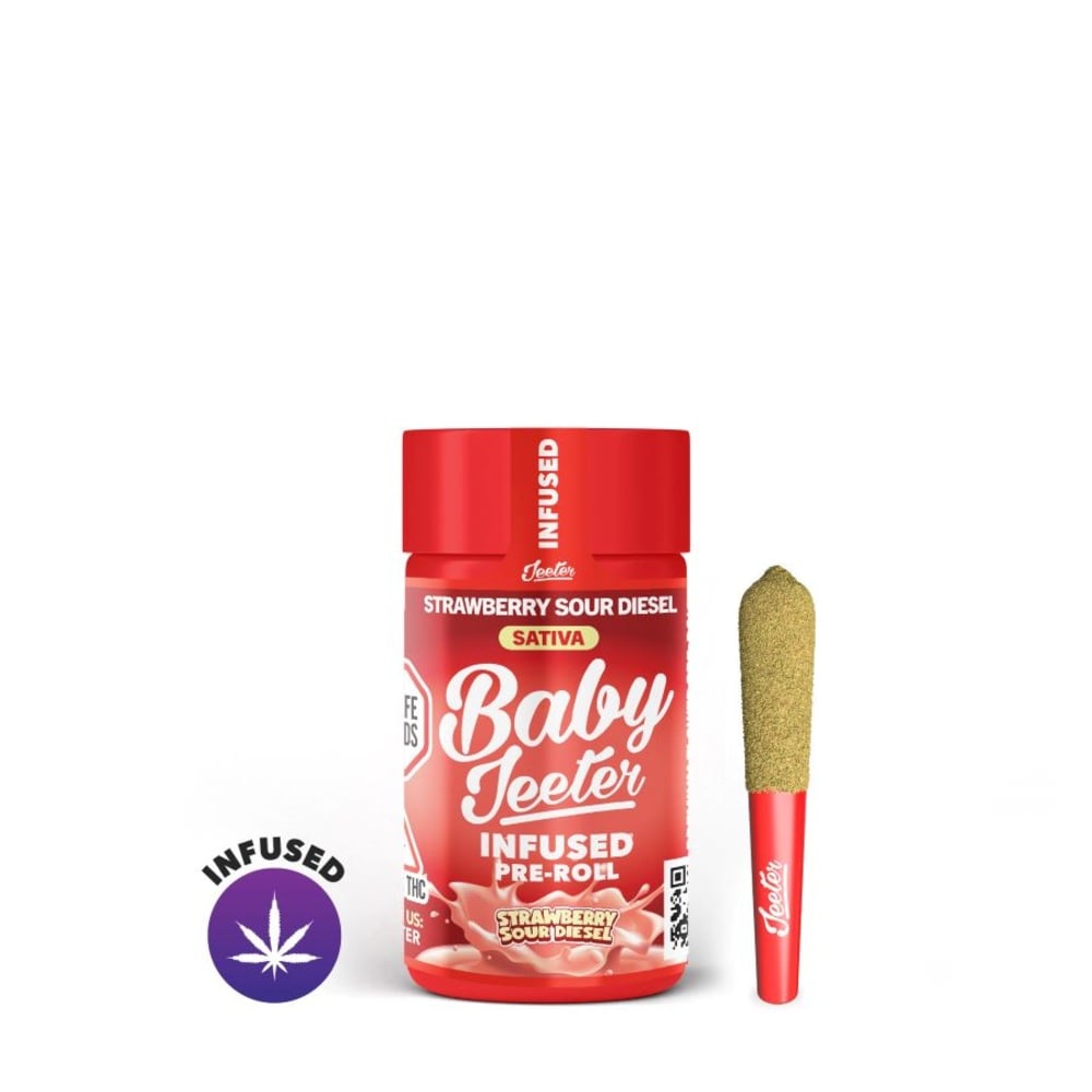 Jeeter - Strawberry Sour Diesel (S) Infused Baby Jeeter 0.5g 5pk (2.5g)