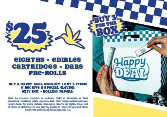 Deep Roots Harvest - Blue Diamond	 Marketing Banner