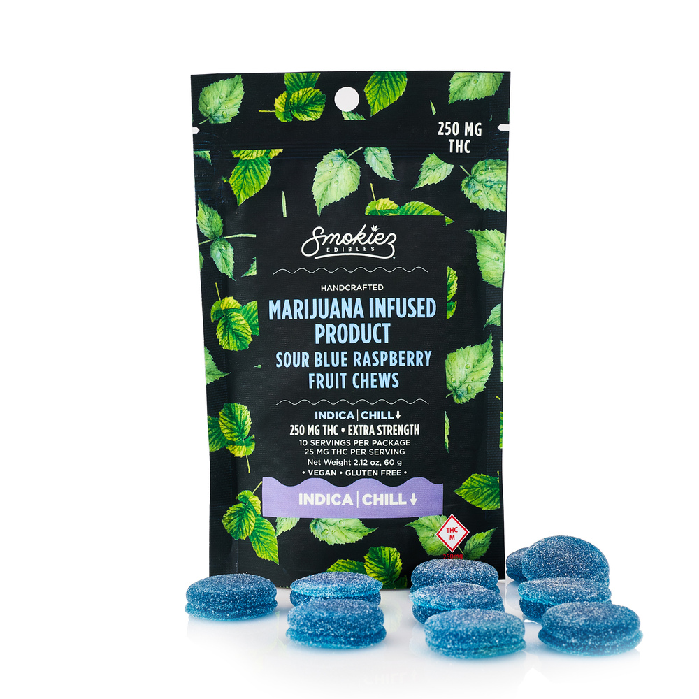 Sour Blue Raspberry - Indica [10pk] (250mg)