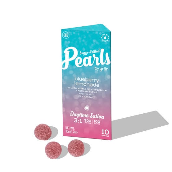 3:1 Blueberry Lemonade Pearls - Daytime Sativa (300mg CBG / 100mg THC) 3:1 Blueberry Lemonade Pearls - Daytime Sativa (300mg CBG / 100mg THC)