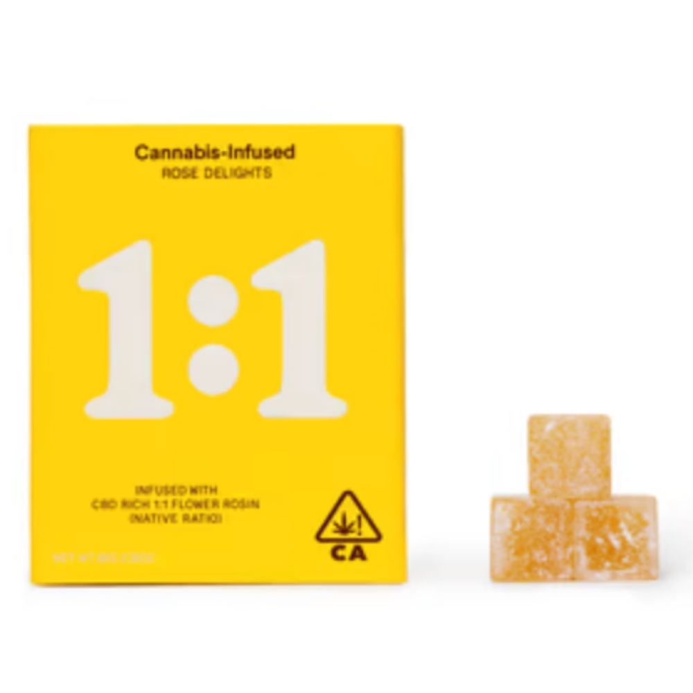 1:1 Mango Delights - Indica [20pk] (50mgCBD:50mgTHC) | Rose