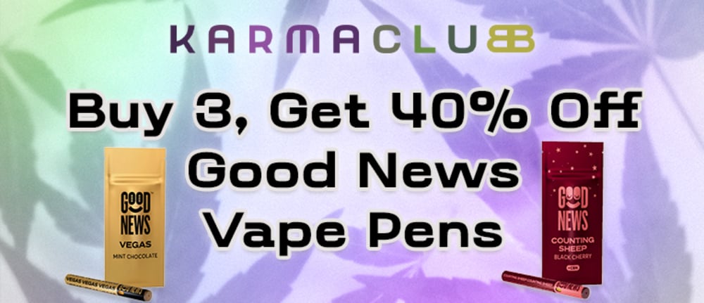 Good News Vape Pens: Buy 3, Get 40% Off special