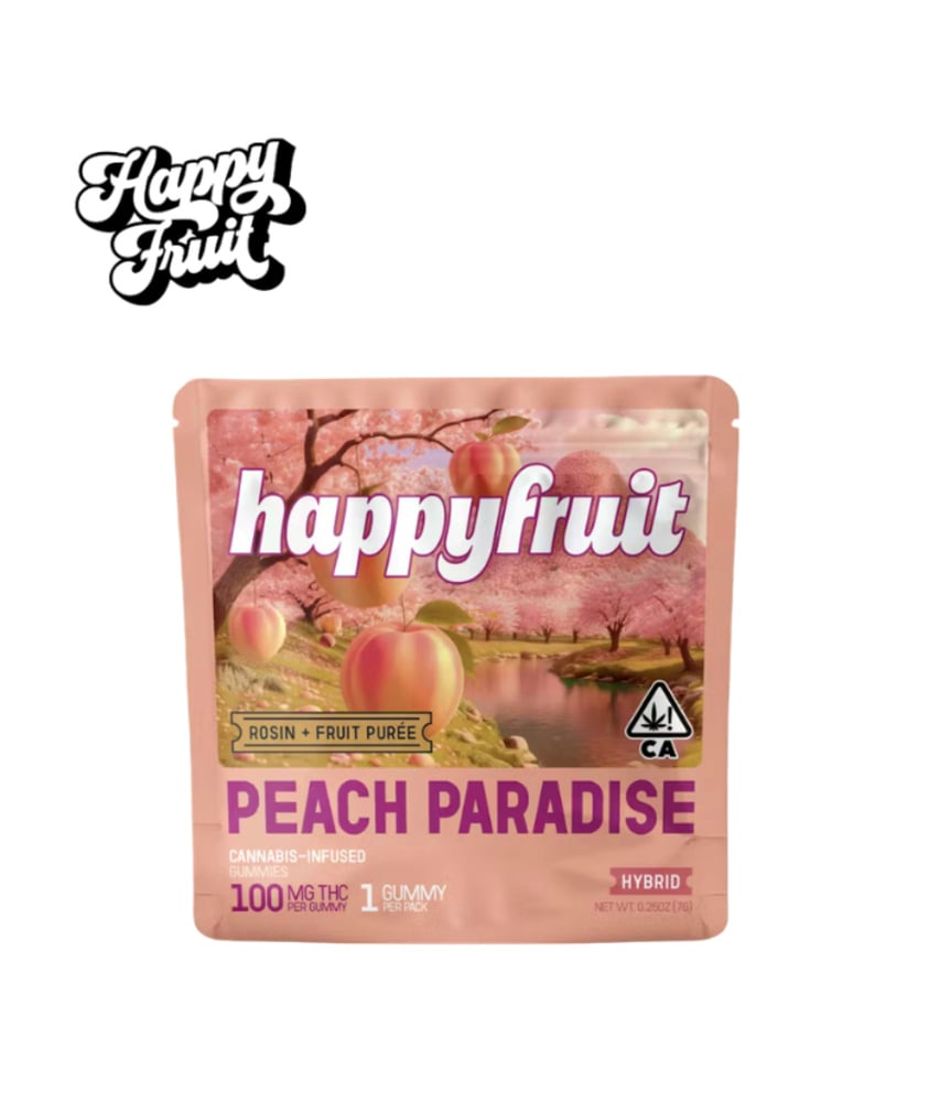 PEACH PARADISE 100MG SINGLE ROSIN GUMMY