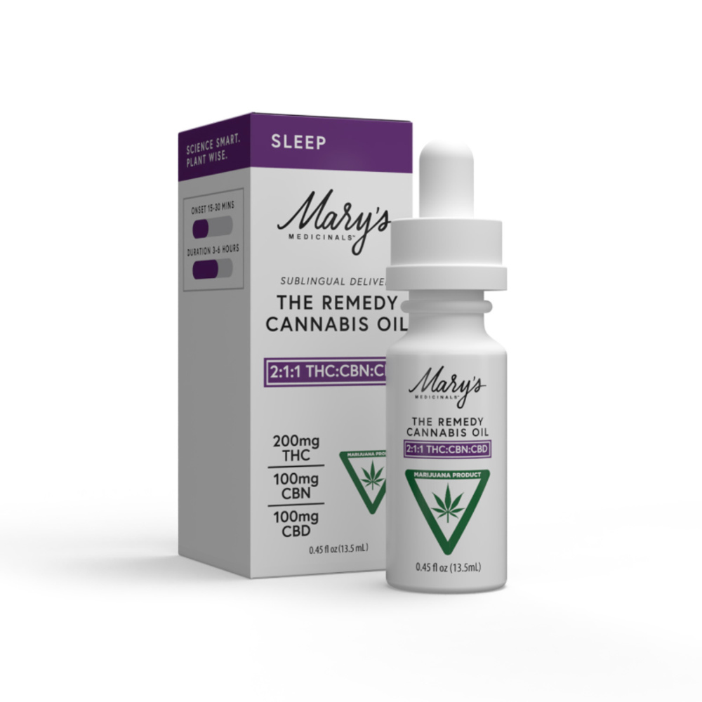 The Remedy – Sleep 2:1:1 (200mg THC/100mg CBD/100mg CBN)