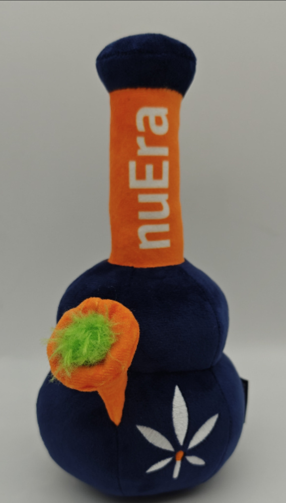Plush Dog Toy - Blue Bong