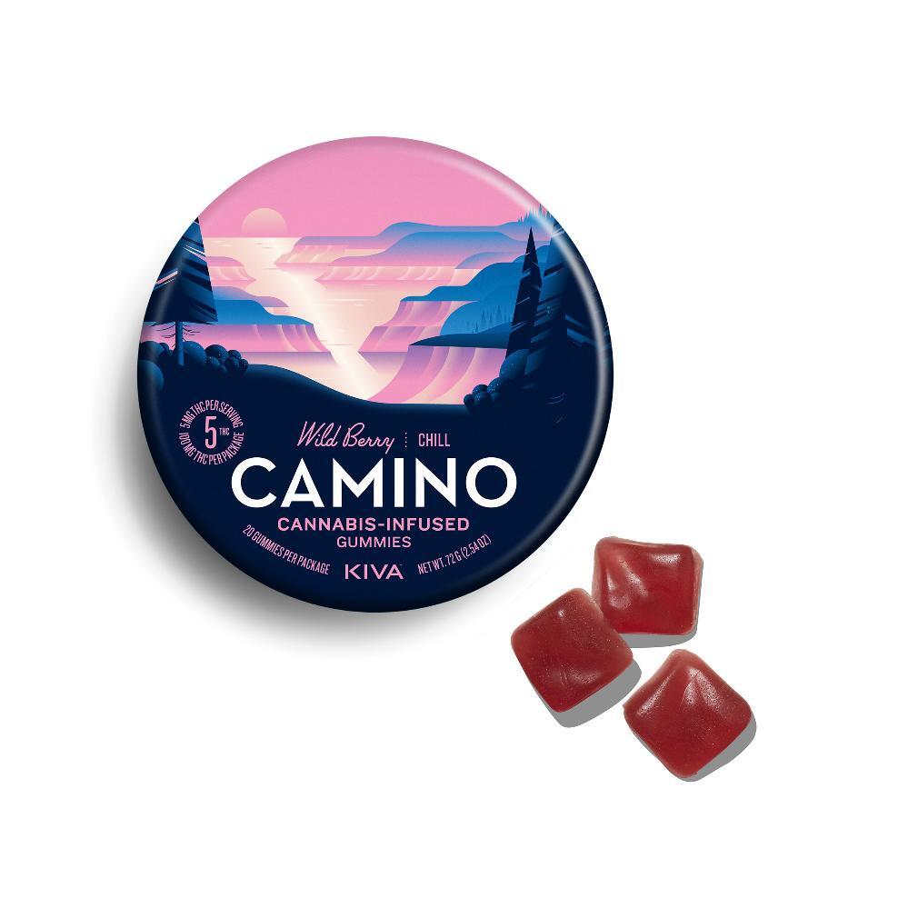 5mg Camino 'Chill' Wild Berry Gummies 100mg THC total