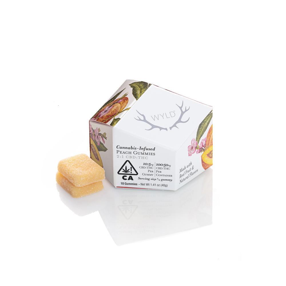 Peach 2:1 CBD + Hybrid Enhanced Gummies | 100mg :50mg