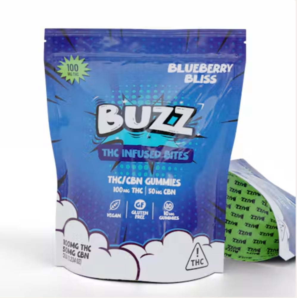 2:1 Blueberry Bliss (100mg THC/50mg CBN)